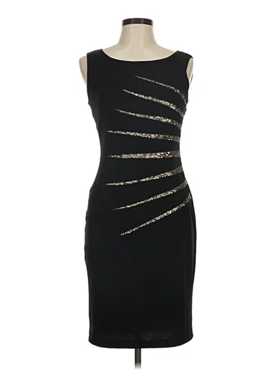 Pre-owned Calvin Klein Cocktail Dress In Black