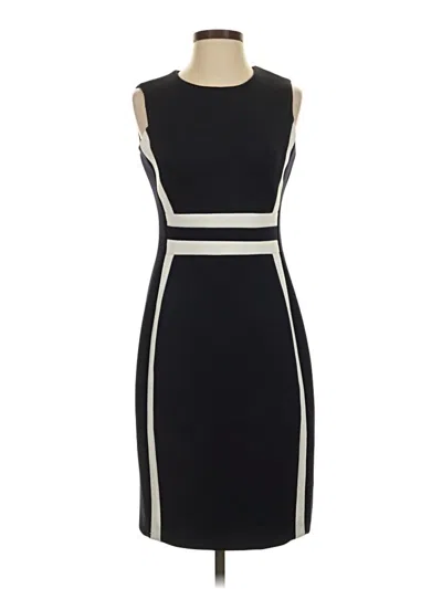 Pre-owned Calvin Klein Cocktail Dress In Black