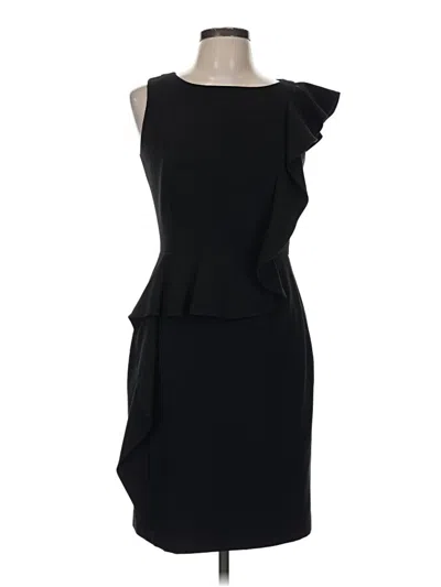 Pre-owned Calvin Klein Cocktail Dress In Black