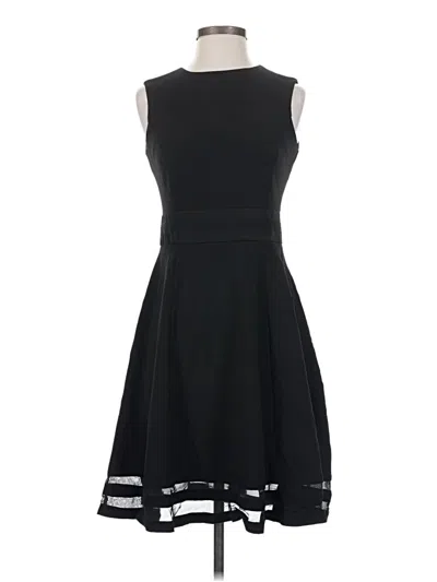 Pre-owned Calvin Klein Cocktail Dress In Black