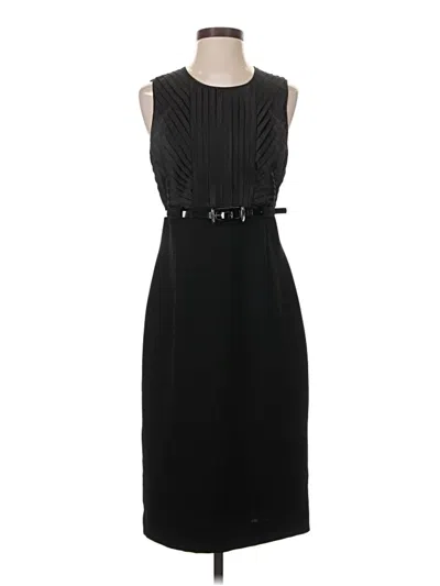 Pre-owned Calvin Klein Cocktail Dress In Black