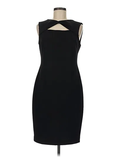 Pre-owned Calvin Klein Cocktail Dress In Black