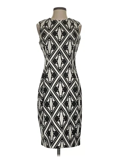 Pre-owned Calvin Klein Cocktail Dress In Black