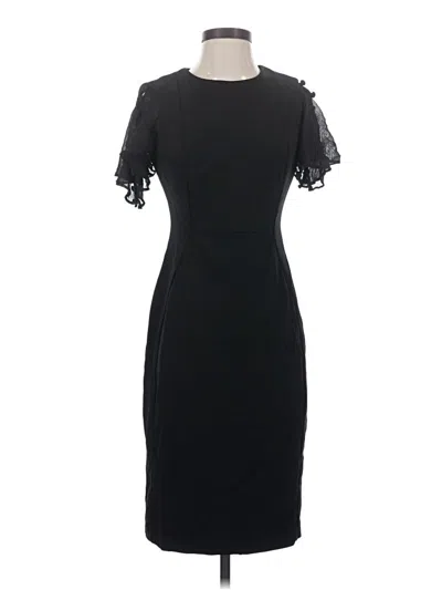 Pre-owned Calvin Klein Cocktail Dress In Black
