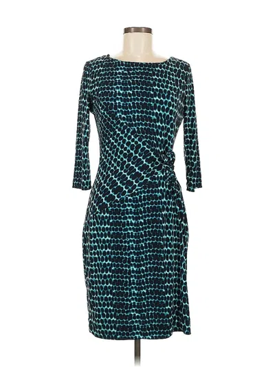 Pre-owned Calvin Klein Cocktail Dress In Blue