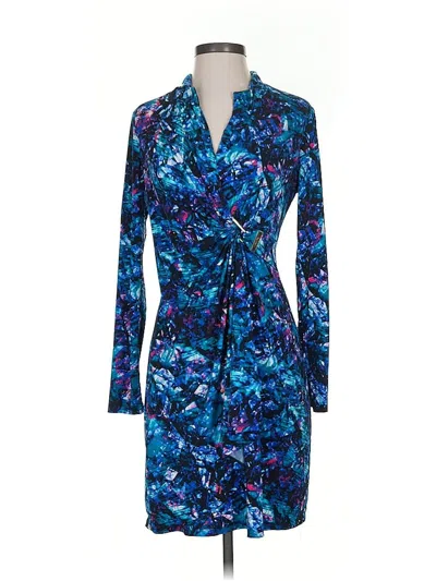 Pre-owned Calvin Klein Cocktail Dress In Blue