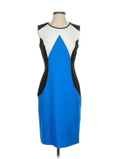 Pre-owned Calvin Klein Cocktail Dress In Blue