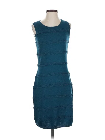 Pre-owned Calvin Klein Cocktail Dress In Blue
