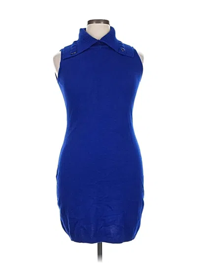 Pre-owned Calvin Klein Cocktail Dress In Blue