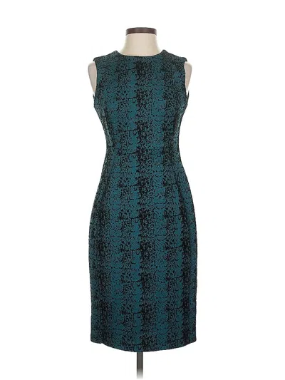 Pre-owned Calvin Klein Cocktail Dress In Blue