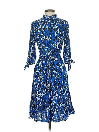 Pre-owned Calvin Klein Cocktail Dress In Blue