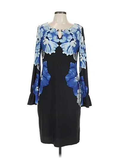 Pre-owned Calvin Klein Cocktail Dress In Blue