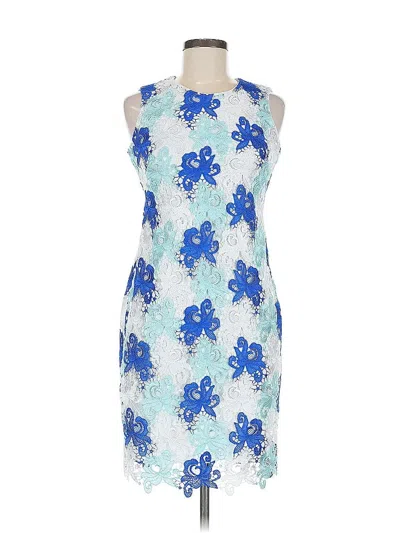 Pre-owned Calvin Klein Cocktail Dress In Blue