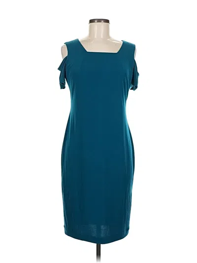 Pre-owned Calvin Klein Cocktail Dress In Blue