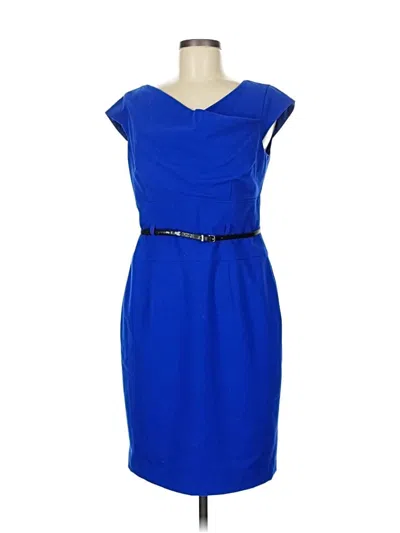 Pre-owned Calvin Klein Cocktail Dress In Blue