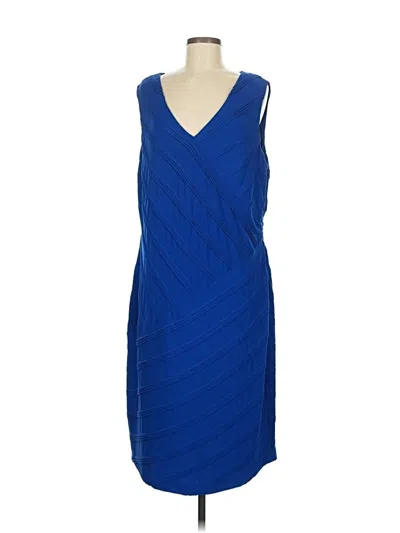 Pre-owned Calvin Klein Cocktail Dress In Blue