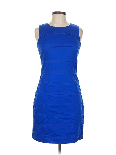 Pre-owned Calvin Klein Cocktail Dress In Blue