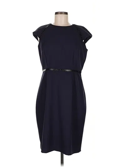 Pre-owned Calvin Klein Cocktail Dress In Blue