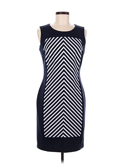 Pre-owned Calvin Klein Cocktail Dress In Blue