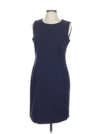 Pre-owned Calvin Klein Cocktail Dress In Blue