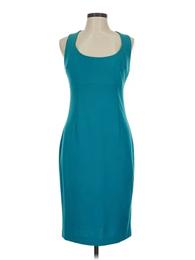Pre-owned Calvin Klein Cocktail Dress In Blue