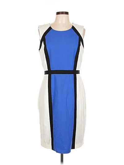 Pre-owned Calvin Klein Cocktail Dress In Blue