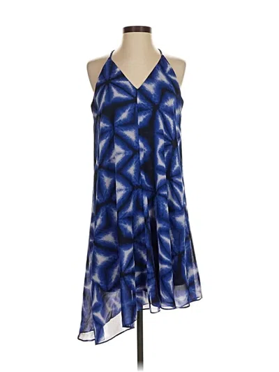 Pre-owned Calvin Klein Cocktail Dress In Blue