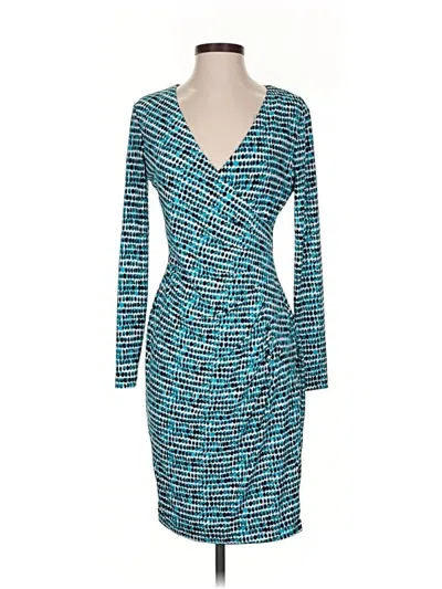 Pre-owned Calvin Klein Cocktail Dress In Blue