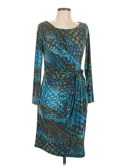 Pre-owned Calvin Klein Cocktail Dress In Blue