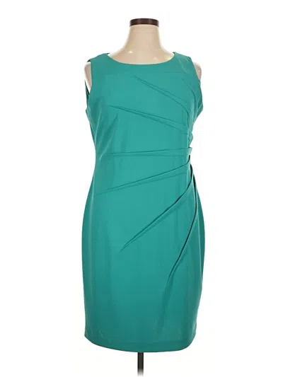 Pre-owned Calvin Klein Cocktail Dress In Blue
