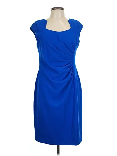 Pre-owned Calvin Klein Cocktail Dress In Blue