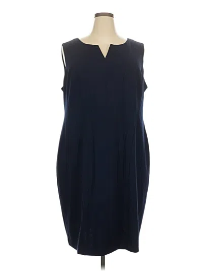 Pre-owned Calvin Klein Cocktail Dress In Blue