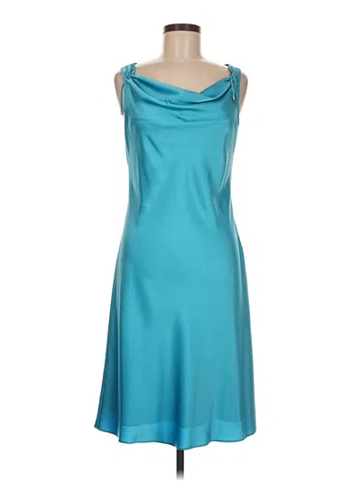 Pre-owned Calvin Klein Cocktail Dress In Blue