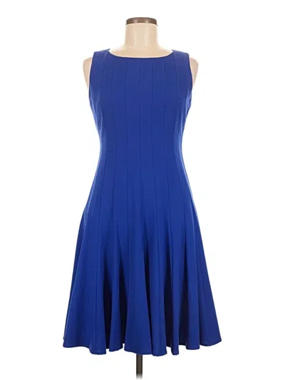 Pre-owned Calvin Klein Cocktail Dress In Blue