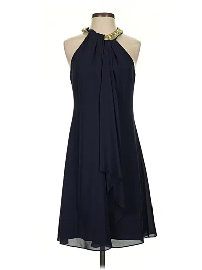 Pre-owned Calvin Klein Cocktail Dress In Blue