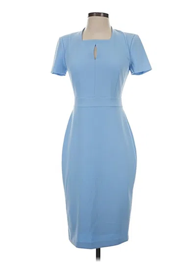 Pre-owned Calvin Klein Cocktail Dress In Blue