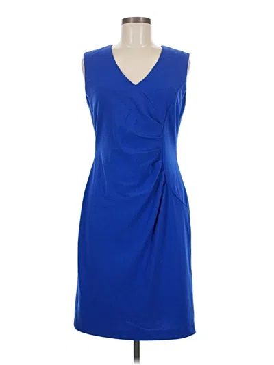Pre-owned Calvin Klein Cocktail Dress In Blue