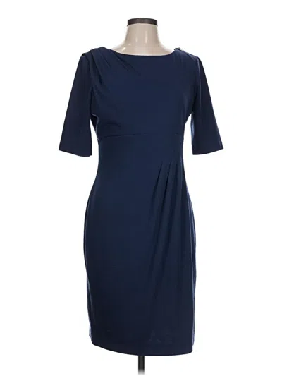 Pre-owned Calvin Klein Cocktail Dress In Blue