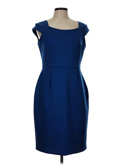 Pre-owned Calvin Klein Cocktail Dress In Blue