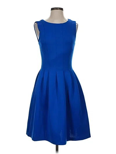 Pre-owned Calvin Klein Cocktail Dress In Blue
