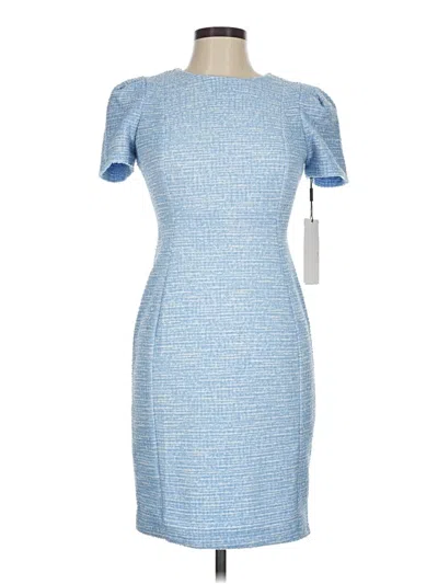 Pre-owned Calvin Klein Cocktail Dress In Blue