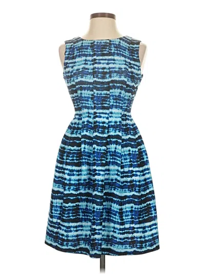 Pre-owned Calvin Klein Cocktail Dress In Blue