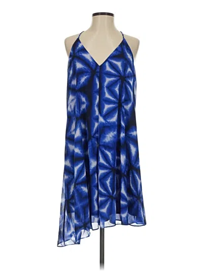 Pre-owned Calvin Klein Cocktail Dress In Blue