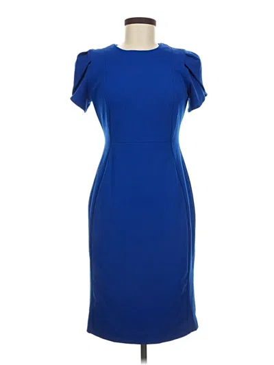 Pre-owned Calvin Klein Cocktail Dress In Blue