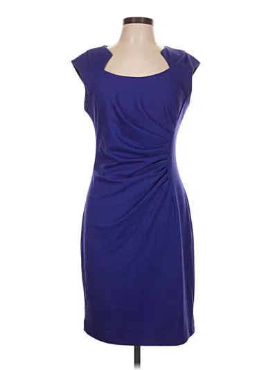 Pre-owned Calvin Klein Cocktail Dress In Blue