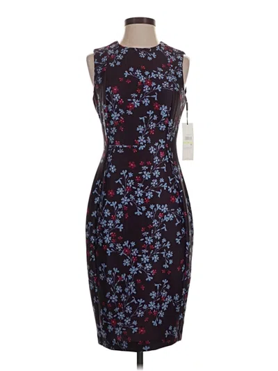 Pre-owned Calvin Klein Cocktail Dress In Blue