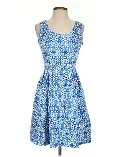 Pre-owned Calvin Klein Cocktail Dress In Blue