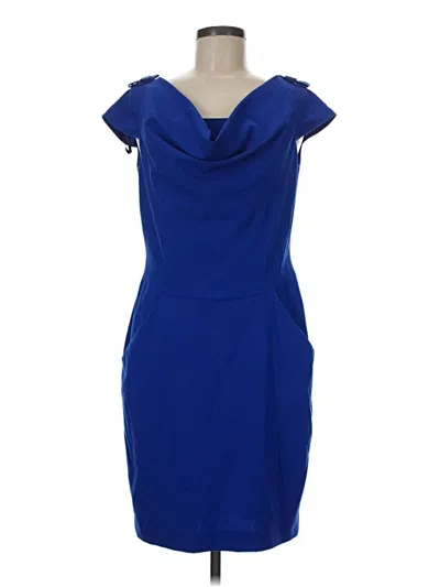 Pre-owned Calvin Klein Cocktail Dress In Blue