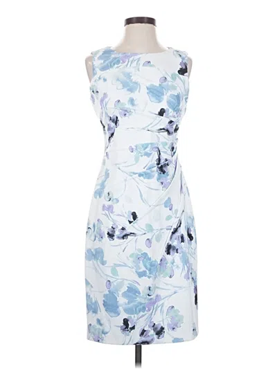 Pre-owned Calvin Klein Cocktail Dress In Blue