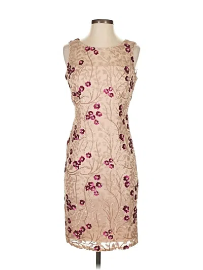 Pre-owned Calvin Klein Cocktail Dress In Brown